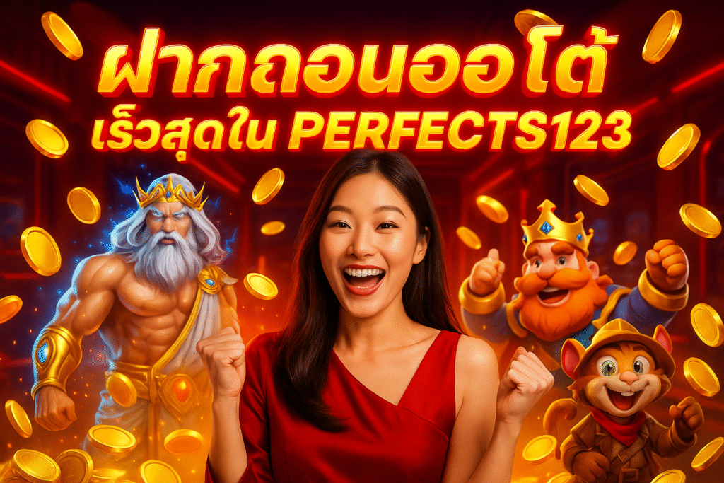 ฝากถอนออโต้ เร็วสุดใน PERFECTS123